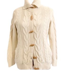 Original LL Bean Fisherman’s chunky Cardigan🍁